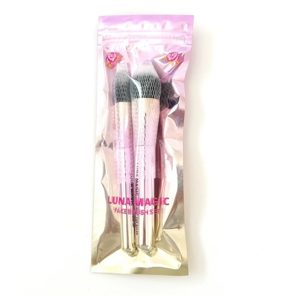 NEW Luna Magic 2 Pc Makeup Brush Set NIP